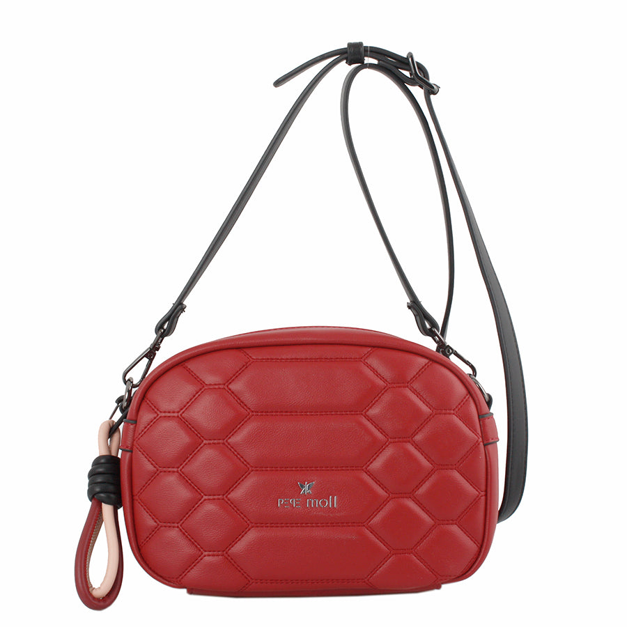 Bolso cruzar rojo